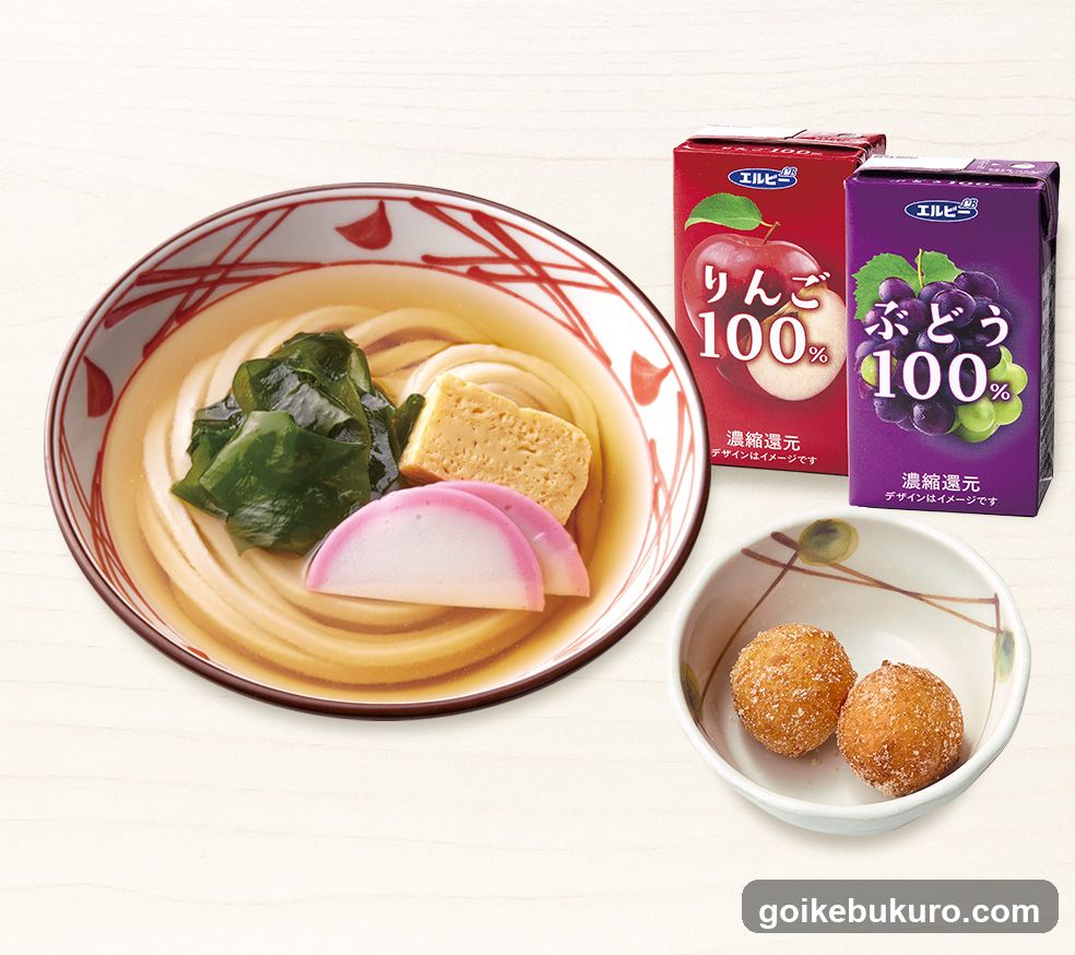 Japanese Meal Set with Juice Boxes