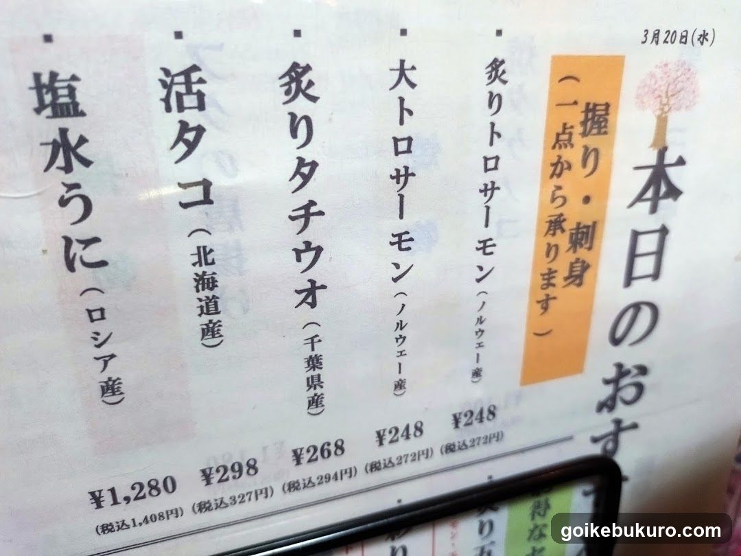 Sushi Zanmai Ikebukuro Higashiguchi