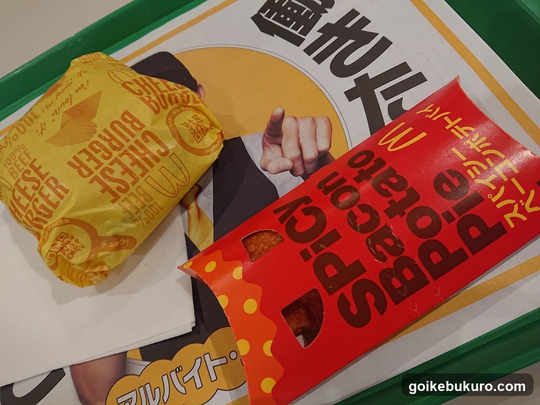 Fast Food Packaging on Tray