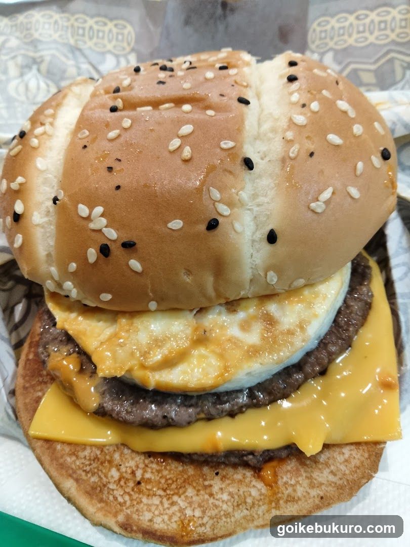 Burger with Egg and Cheese