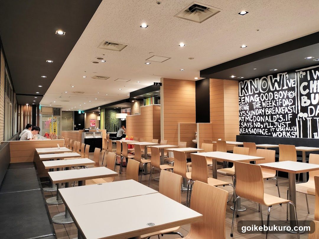 McDonald's Interior Dining Area