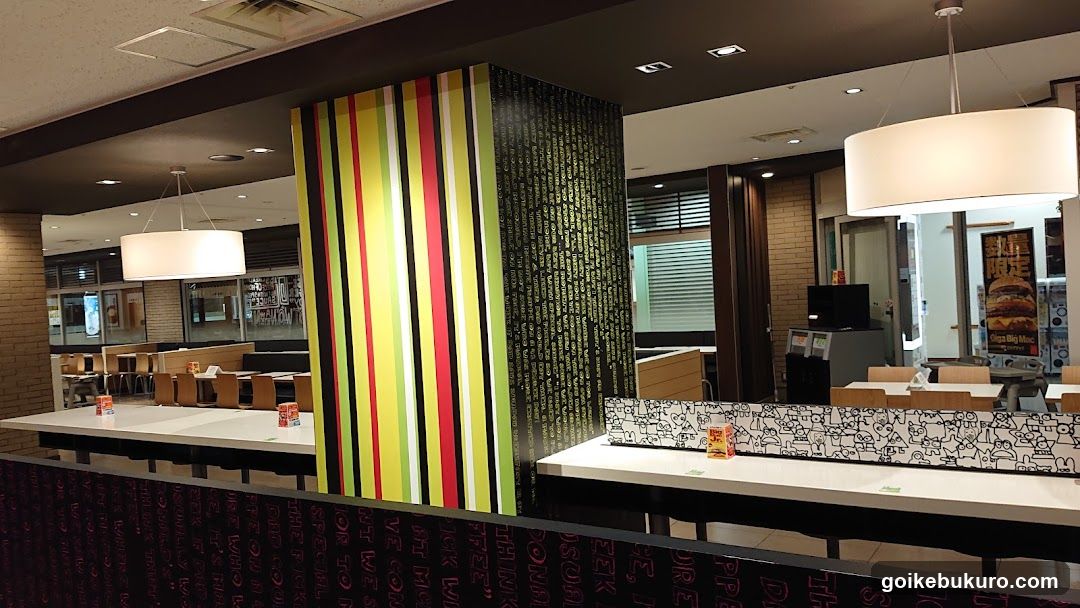 Restaurant Interior with Decorative Columns