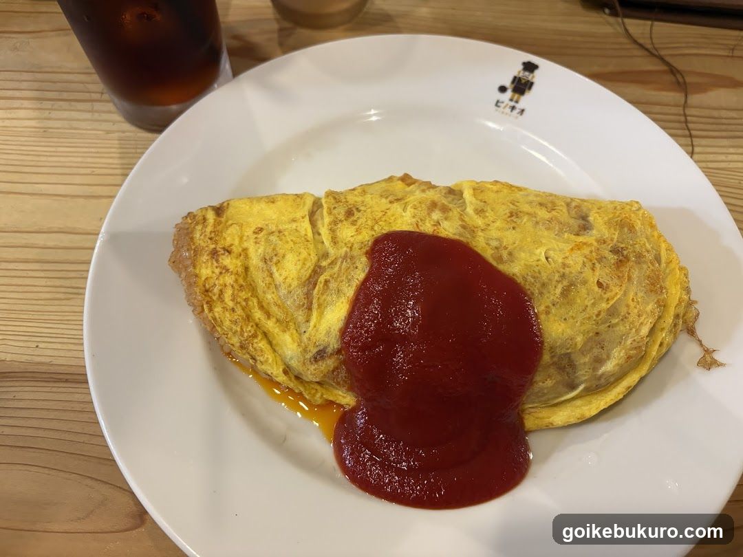 Omelette with Ketchup