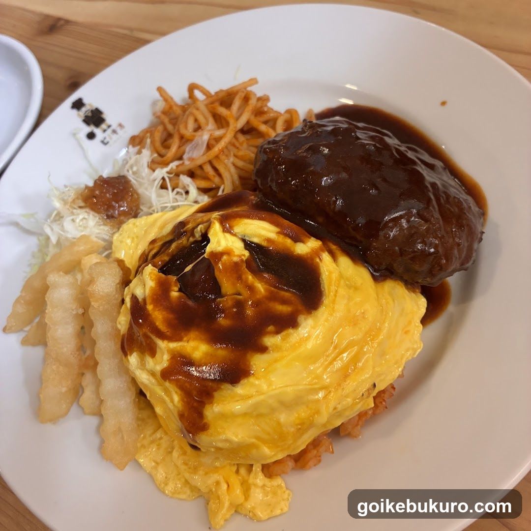 Egg Biryani with Fried Rice and Curry