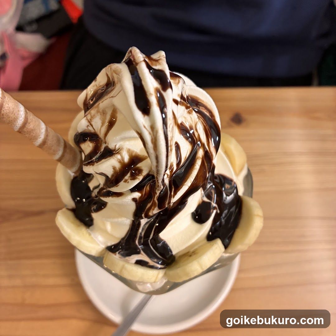 Banana Split with Chocolate Drizzle