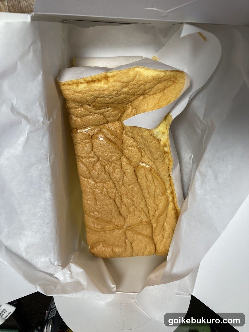 Cake in box
