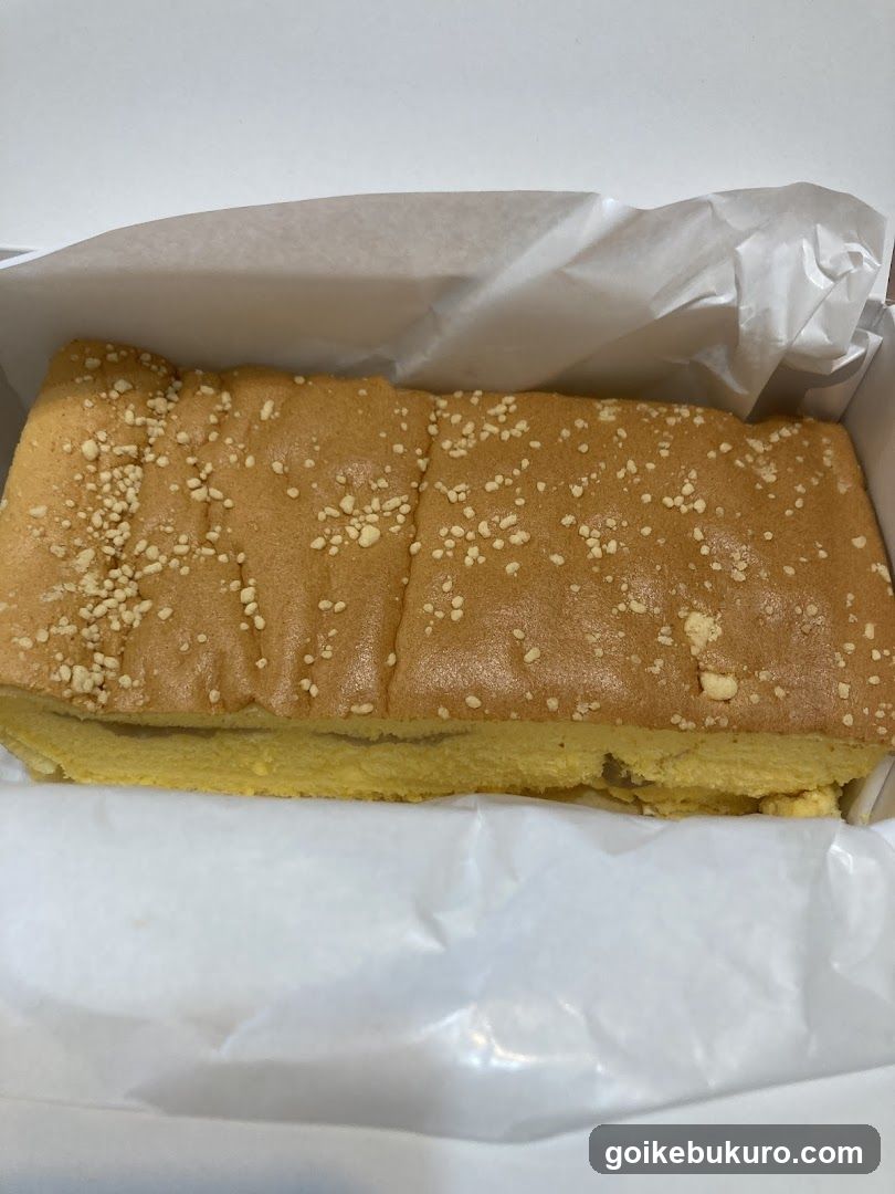 Sesame Topped Cake Slice