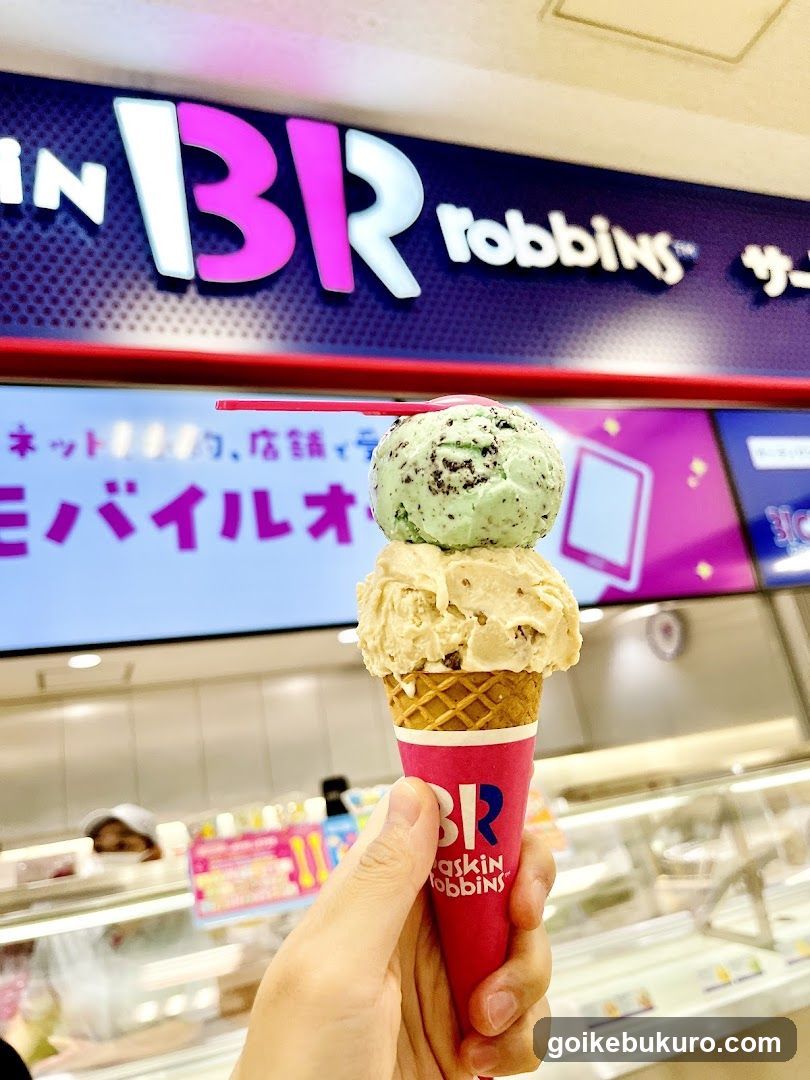 Baskin Robbins Ice Cream Cone