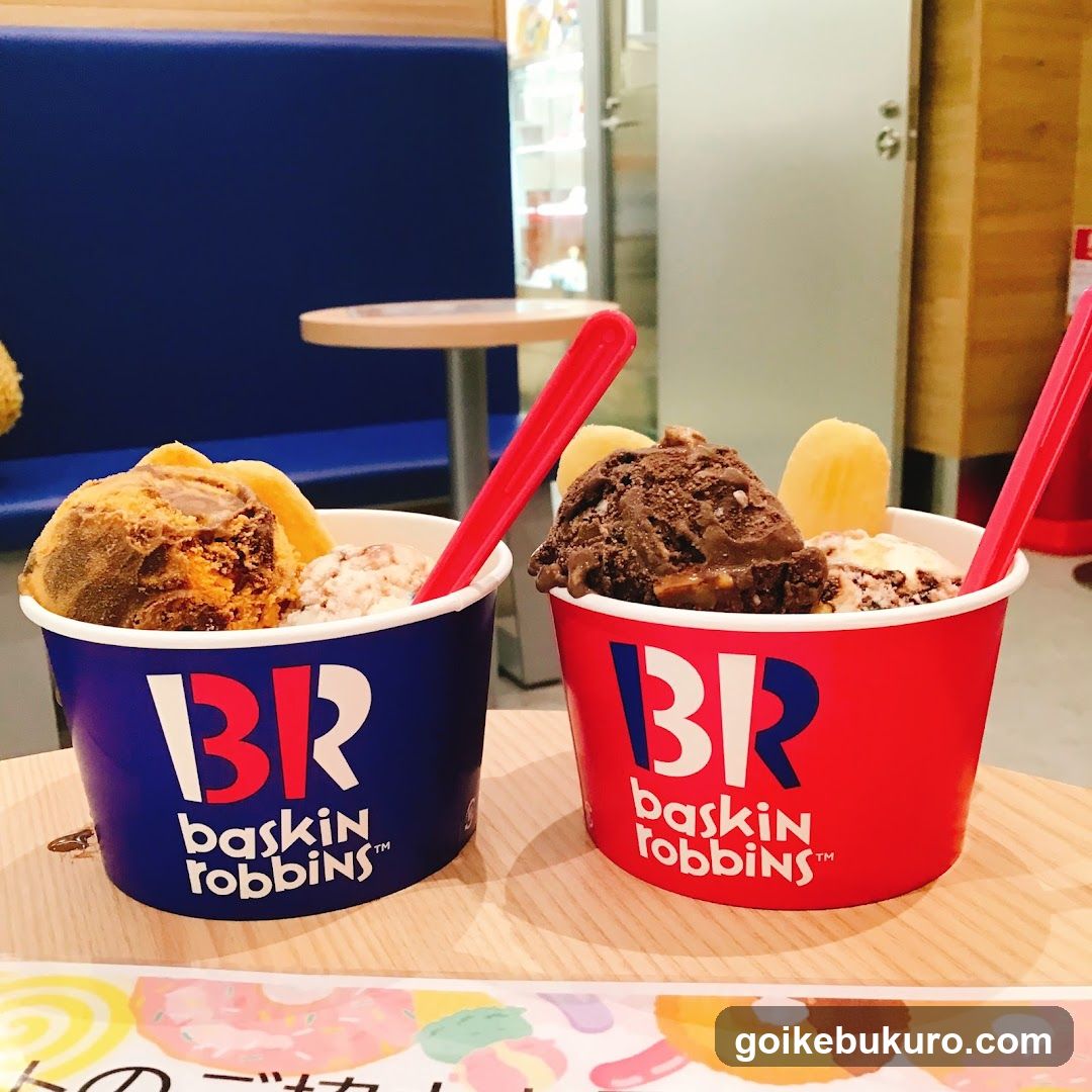 Baskin Robbins Ice Cream Cups