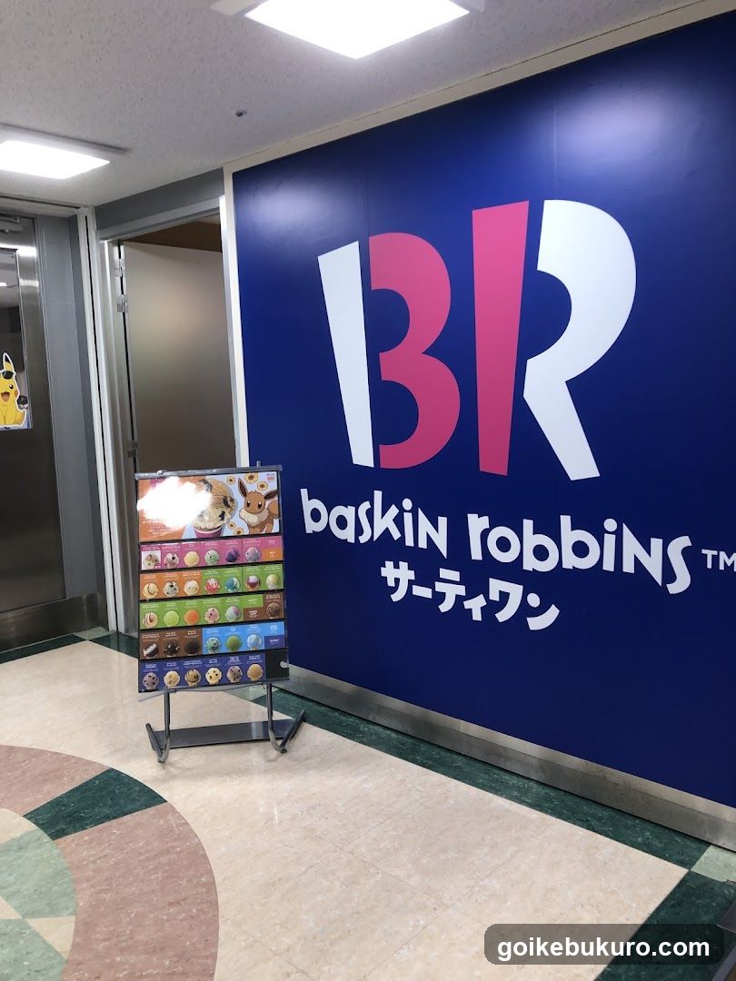 Baskin Robbins Interior Display