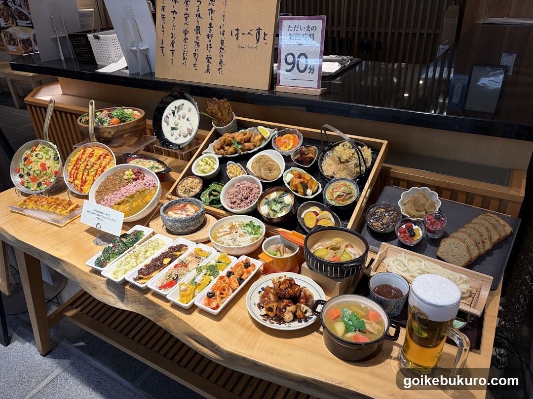 Japanese Buffet Spread