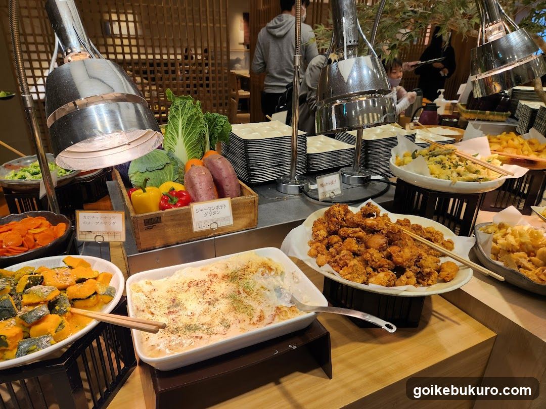 Buffet Food Display