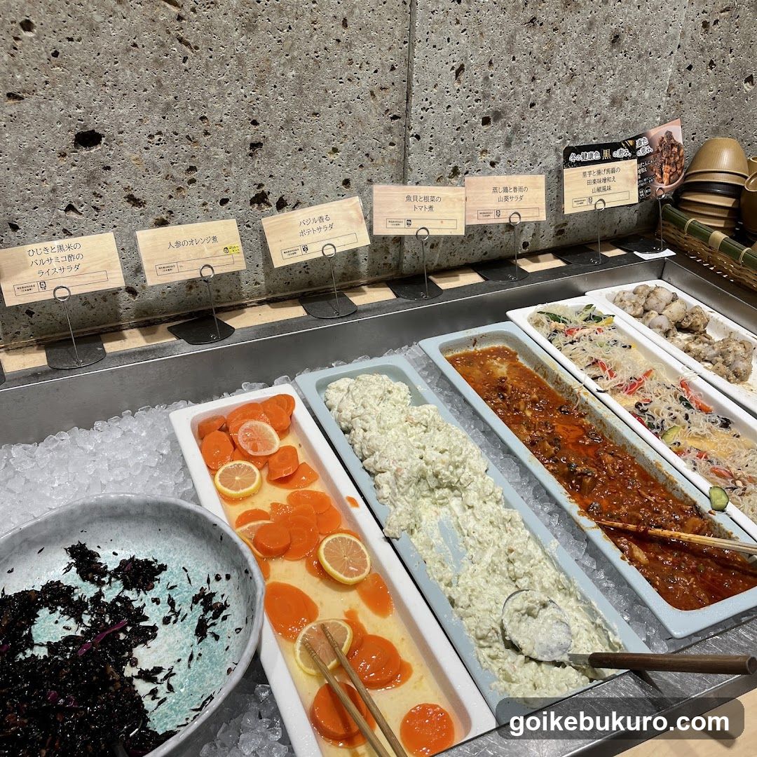 Food Display with Labels