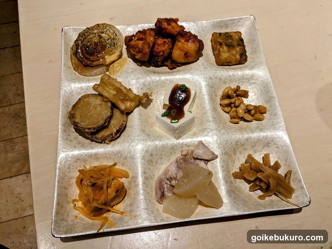 Assorted Japanese Appetizers (Oishii)