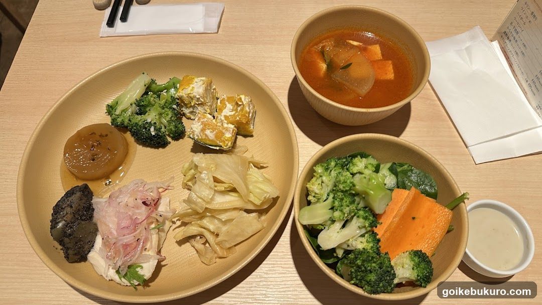 Dinner Table Setting with Japanese Cuisine