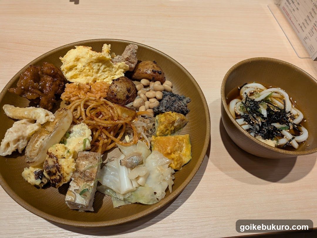 Bowl of food with side dish