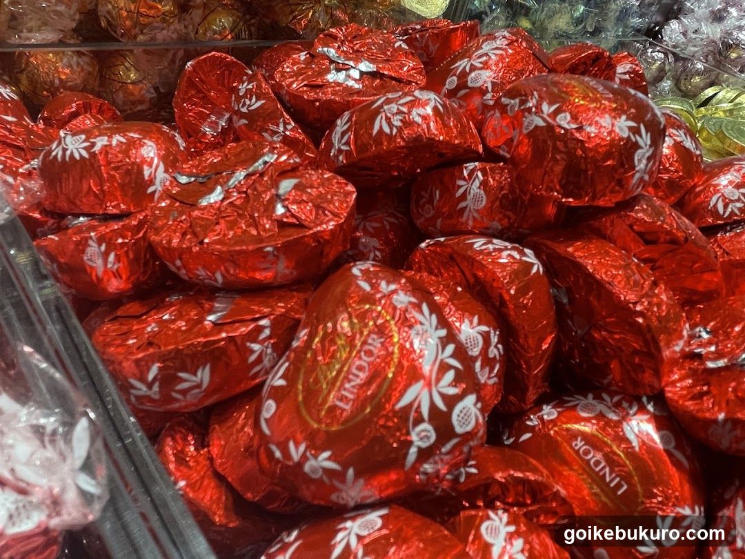 Red Lindor Chocolate Eggs