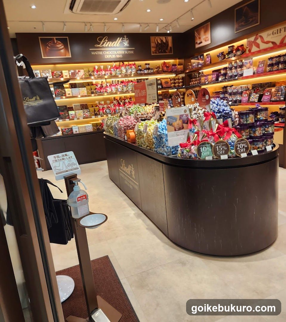 Lindt Chocolate Store Interior