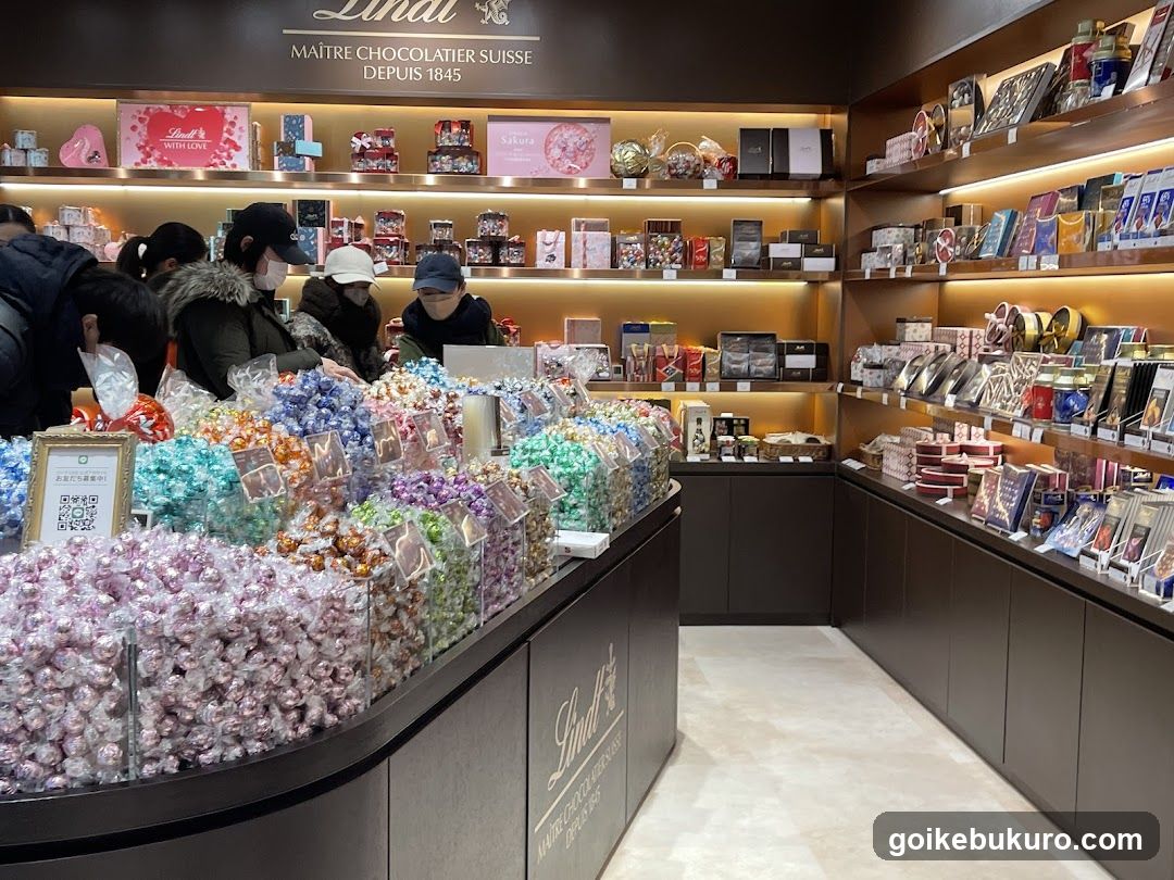 Lindt Chocolate Store Interior