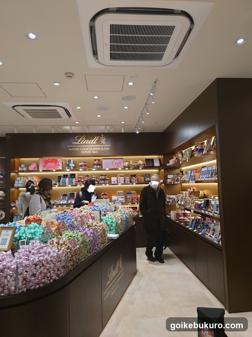 Lindt Chocolate Store Interior