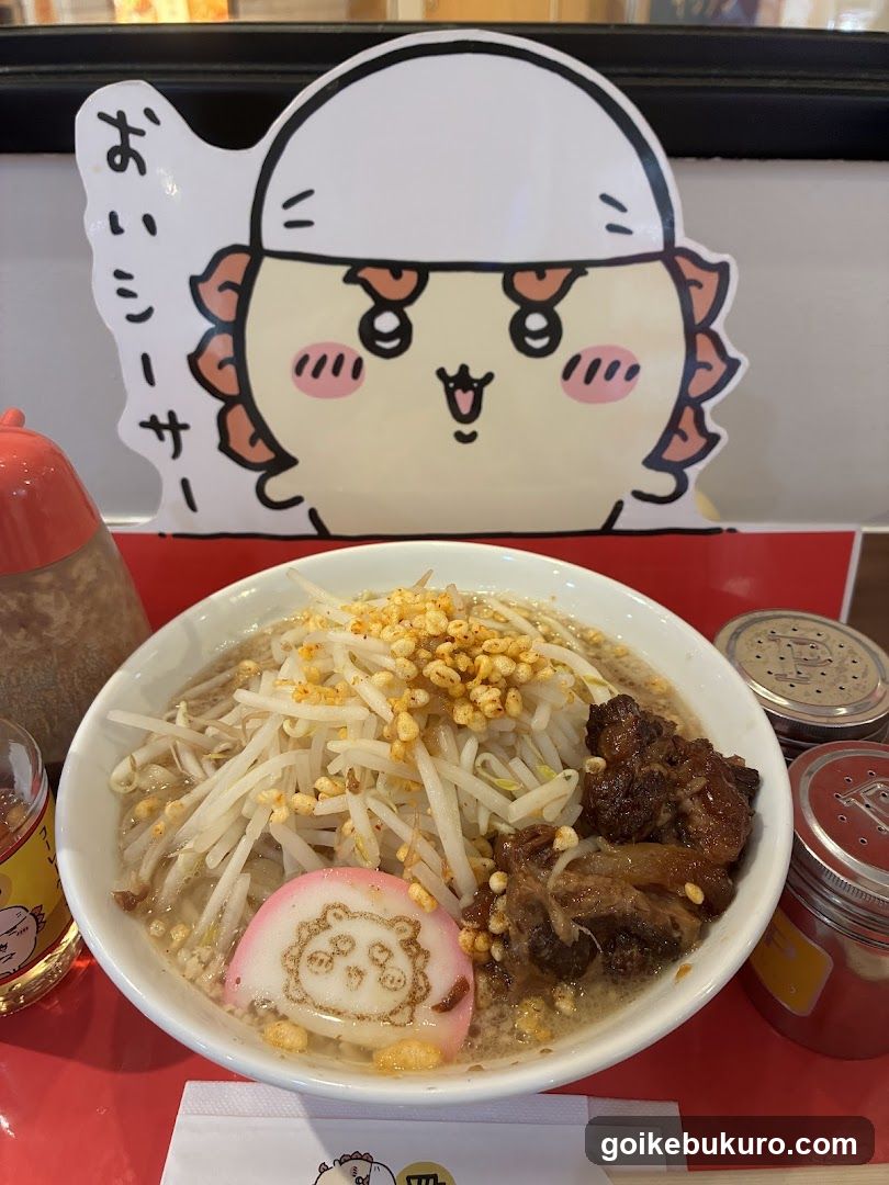 Ramen Bowl with Character Cutout