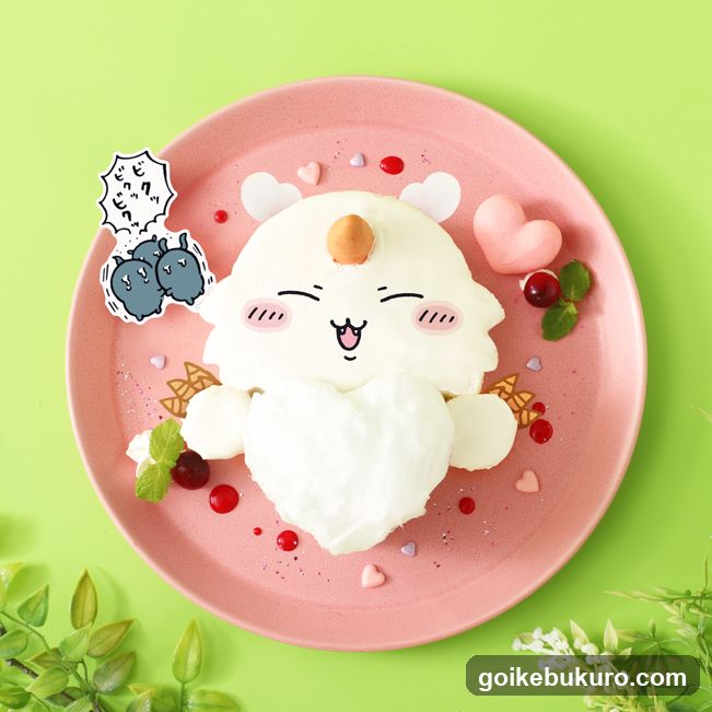 Cute Dessert Cake with Heart Decoration