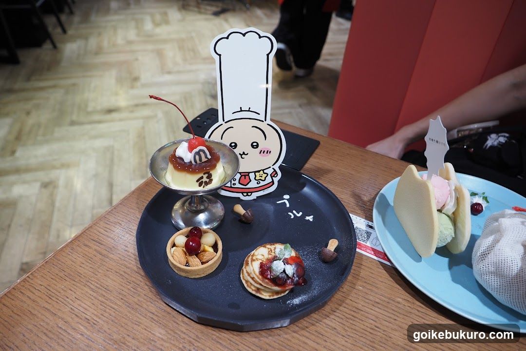 Delicious Dessert Platter with Chef Character