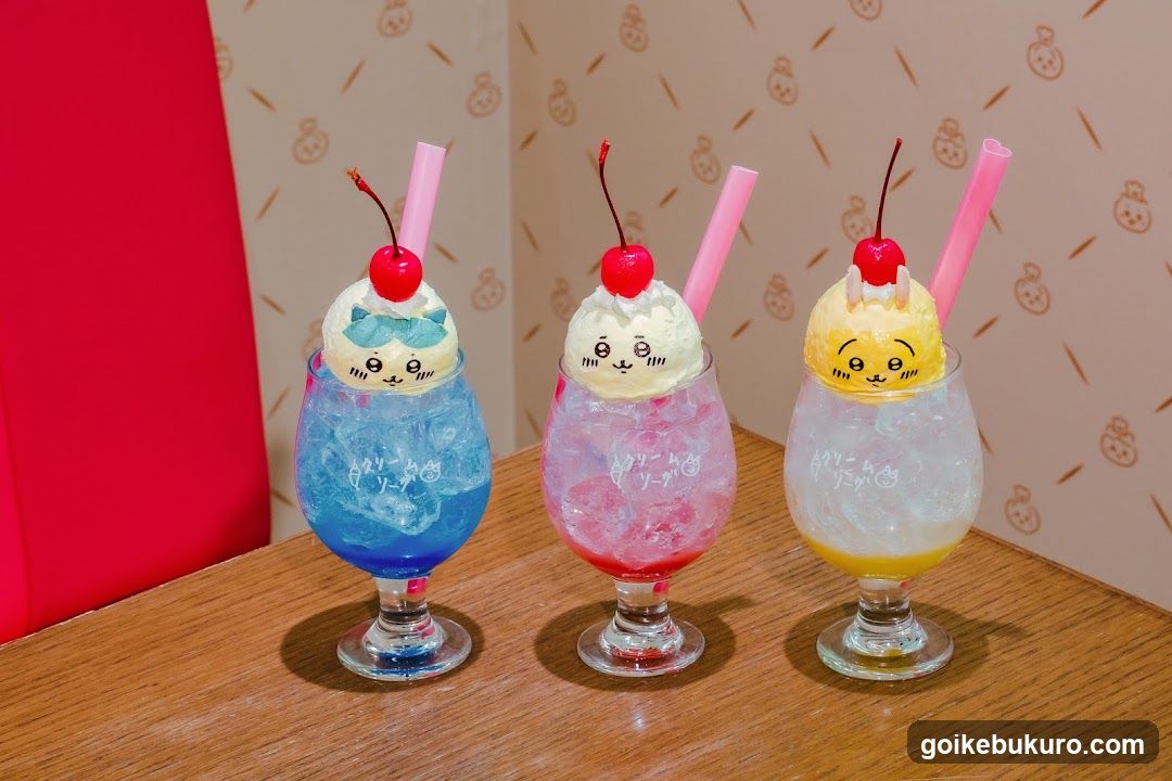 Chiikawa-themed Milkshakes