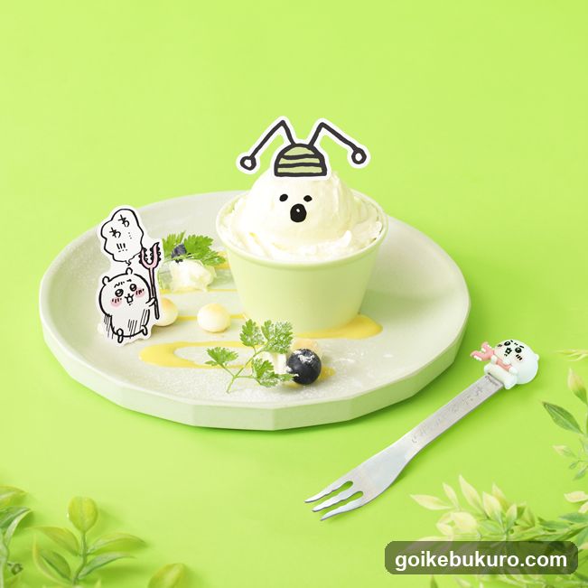 Cute Dessert with Character Decorations