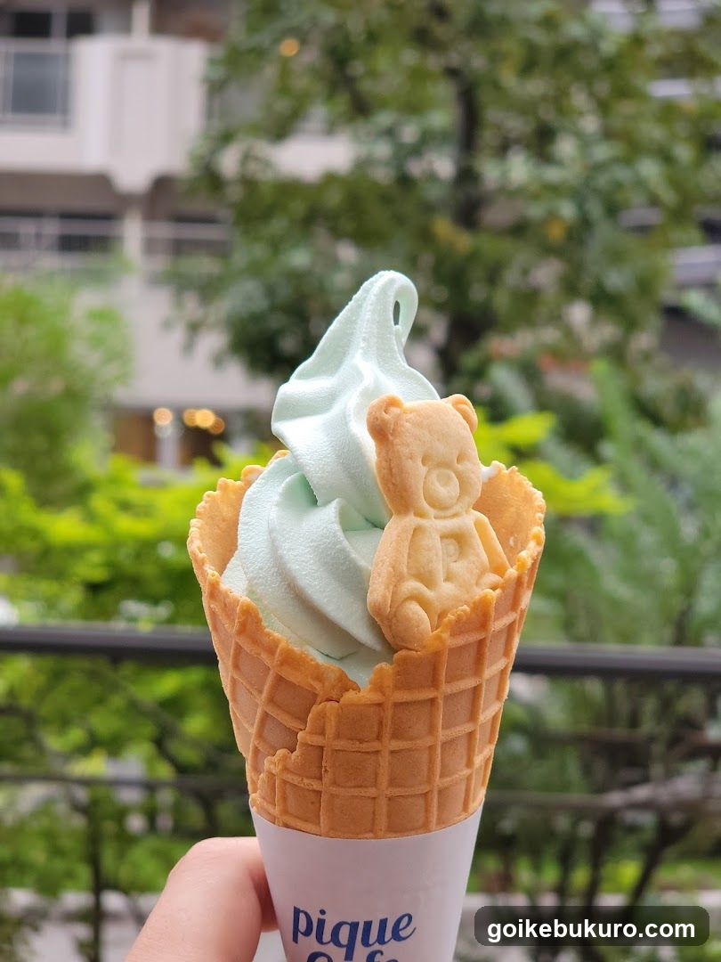 Beverly Bear Ice Cream Cone
