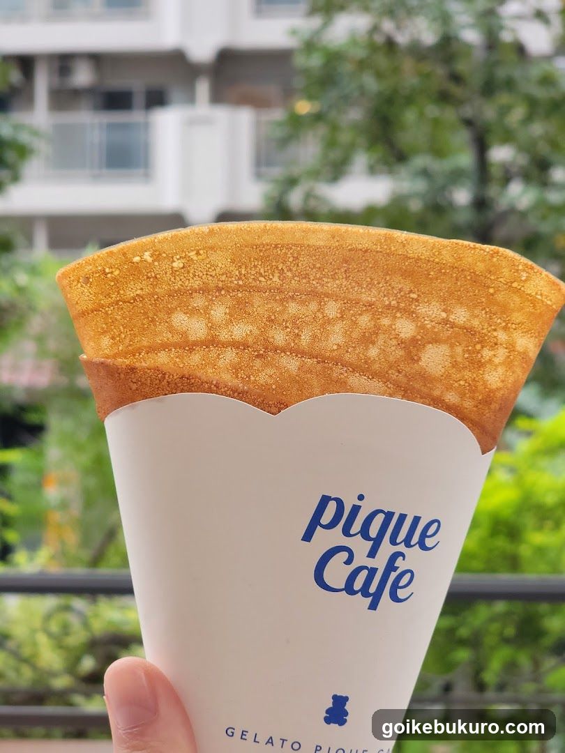 Crepe Cone at Pique Cafe