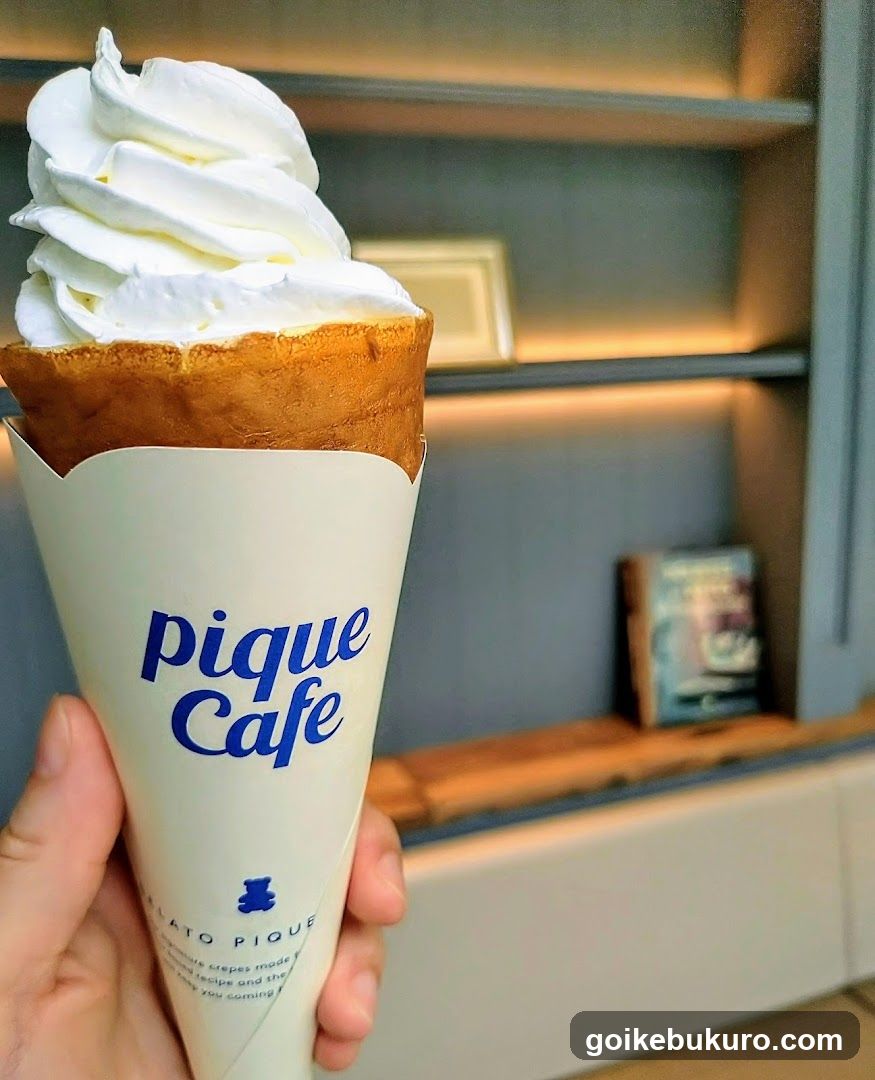 Pique Cafe Whipped Cream Cone