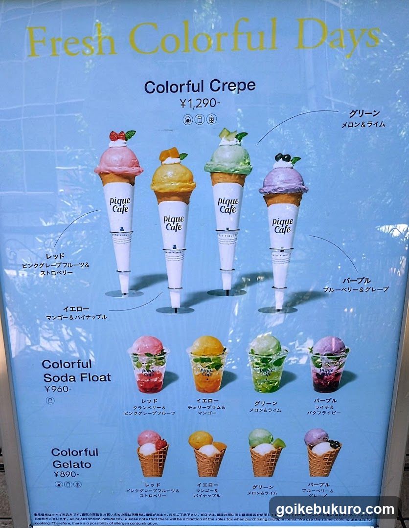 Fresh Colorful Days Menu Board