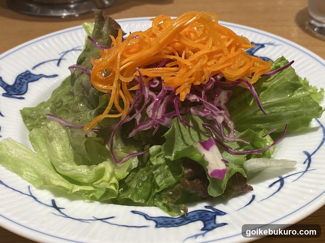 Salad with Carrots and Purple Cabbage