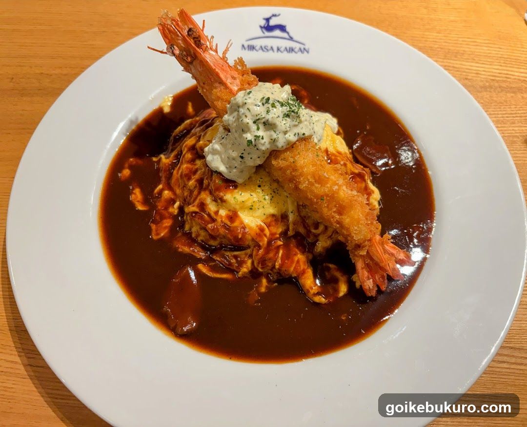 Shrimp Curry Rice with Sauce