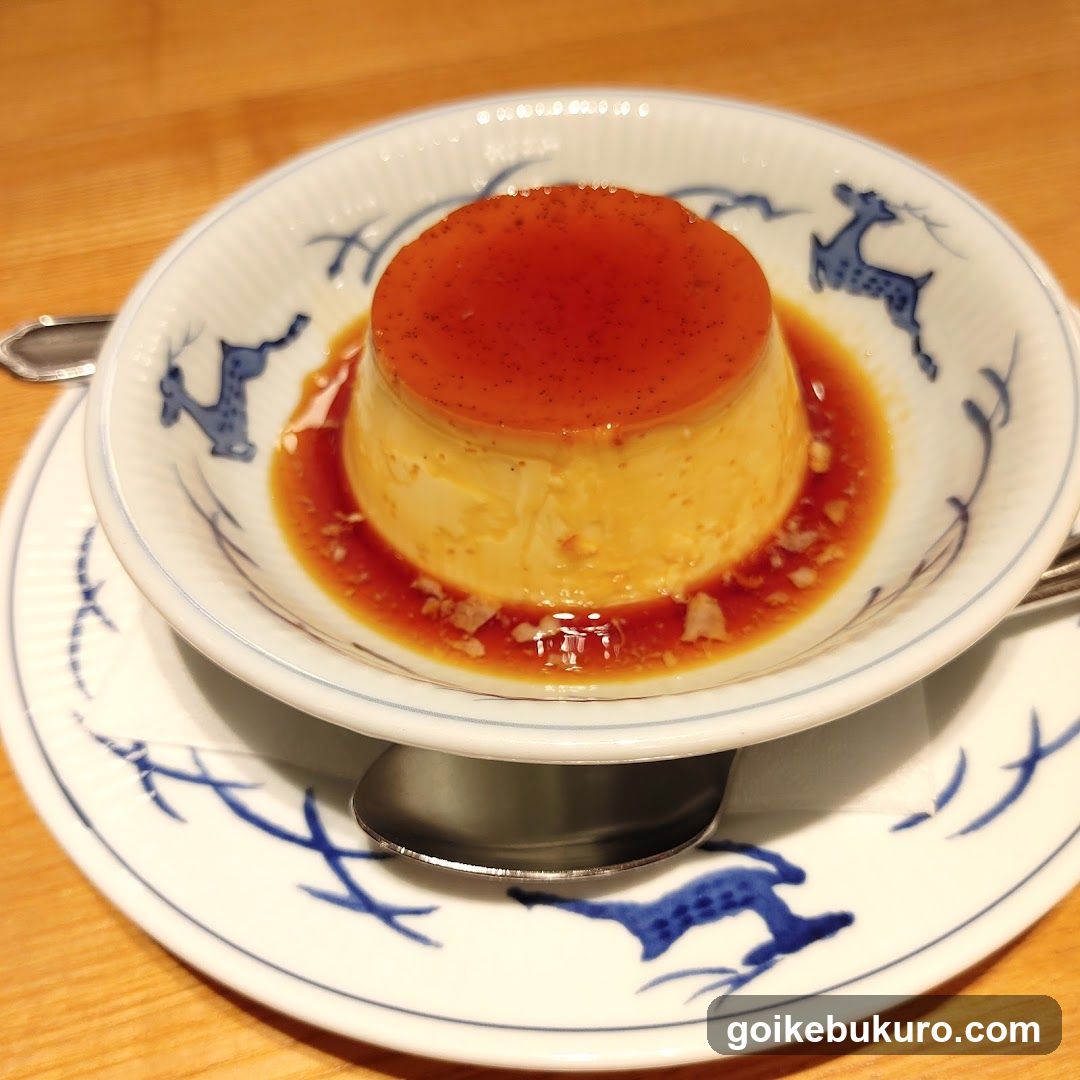 Caramel Pudding with Sauce