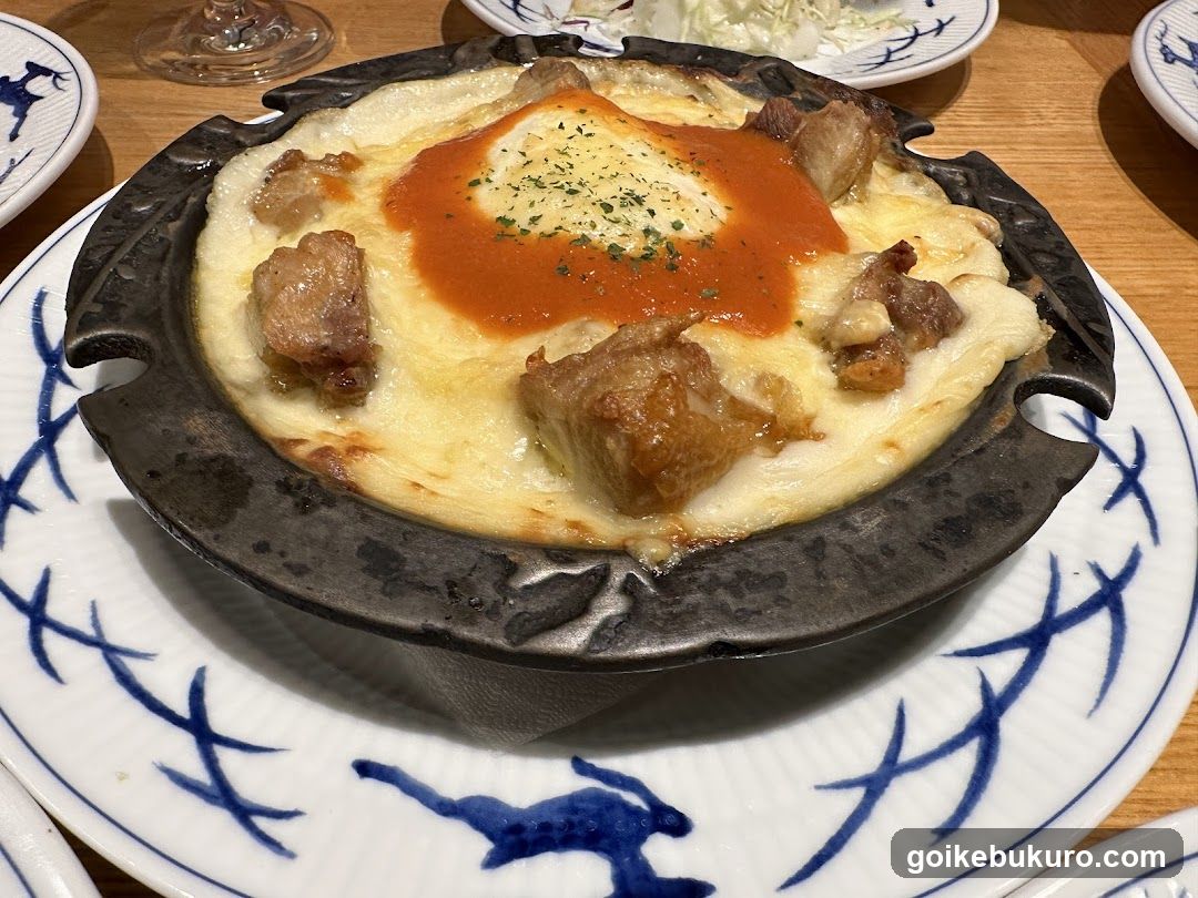 Stew with Cheese and Sauce