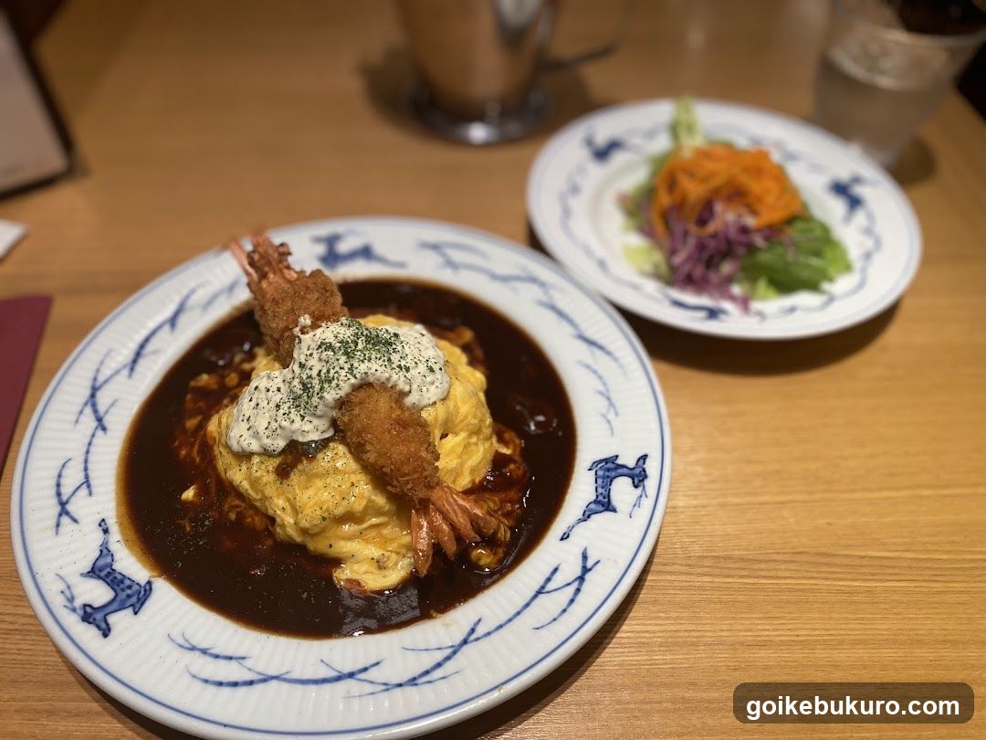 Egg and Shrimp Dish with Sauce