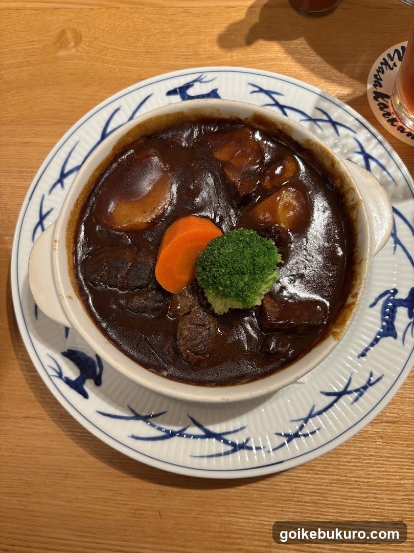 Stew Dish with Broccoli and Carrot