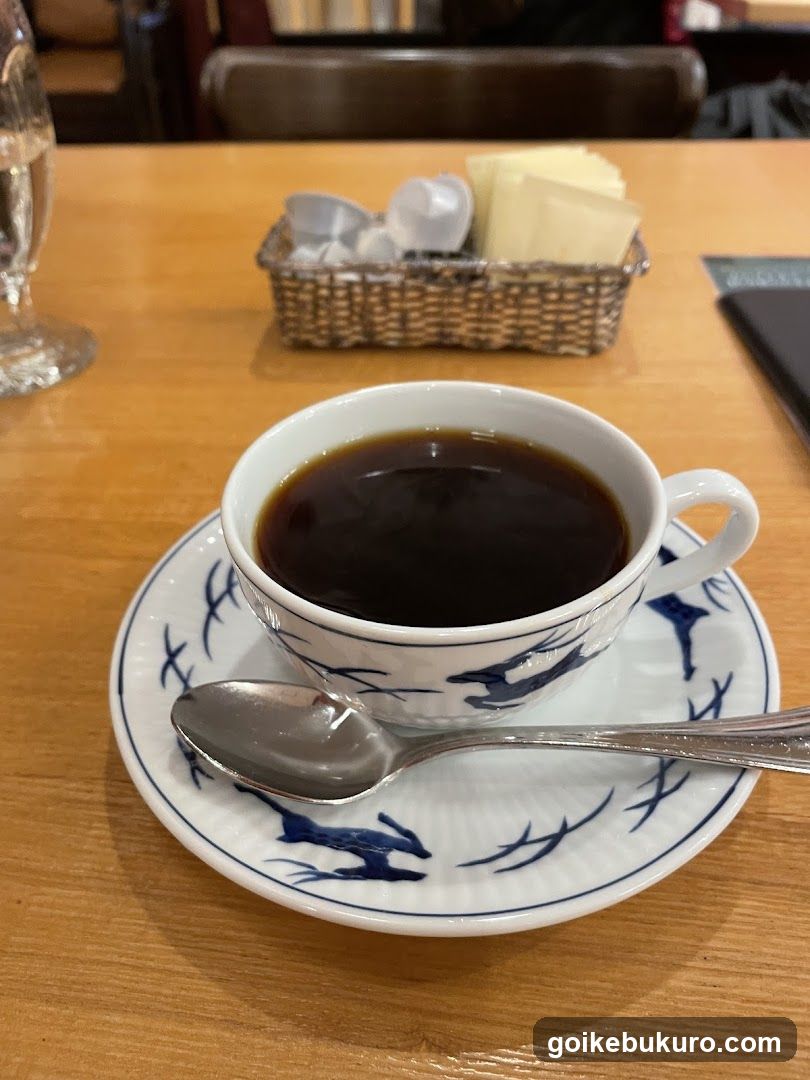 Coffee Cup on Wooden Table