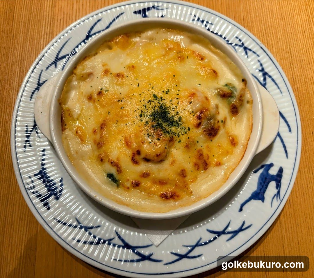 Baked Dish with Cheese Topping