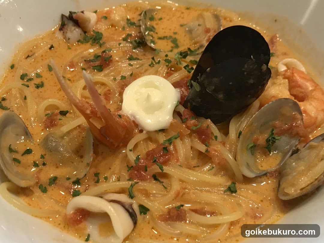 Seafood Pasta with Clam Sauce