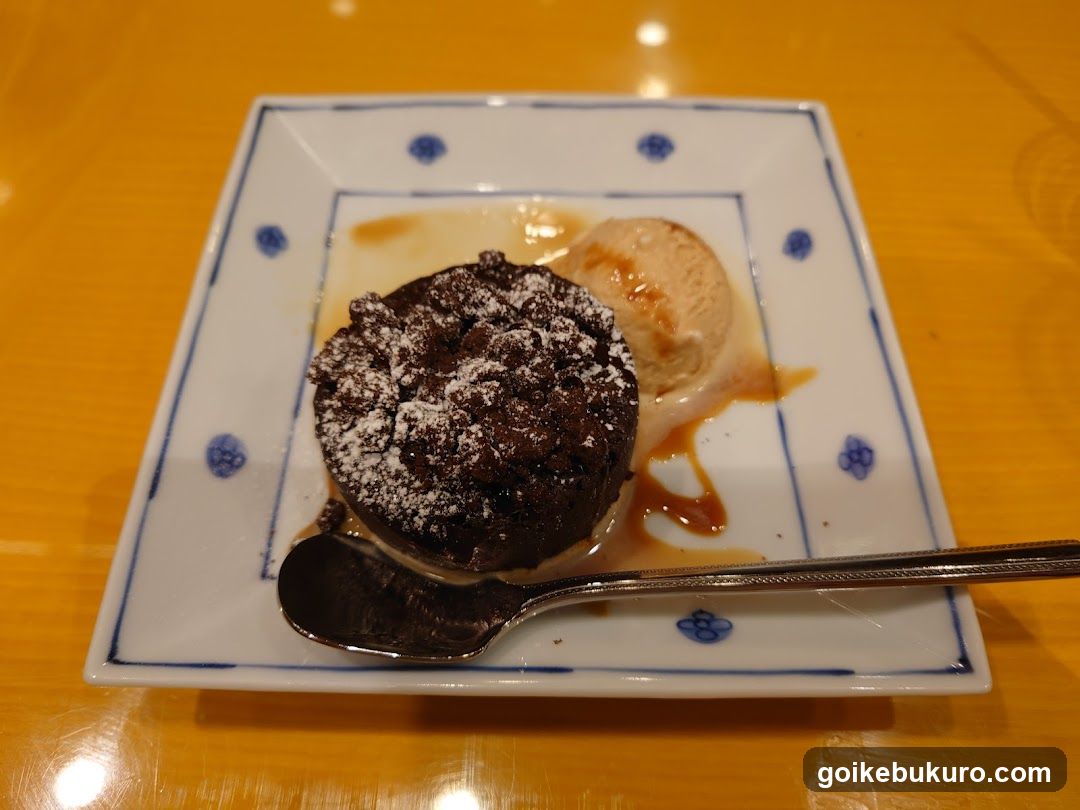 Chocolate Lava Cake with Ice Cream