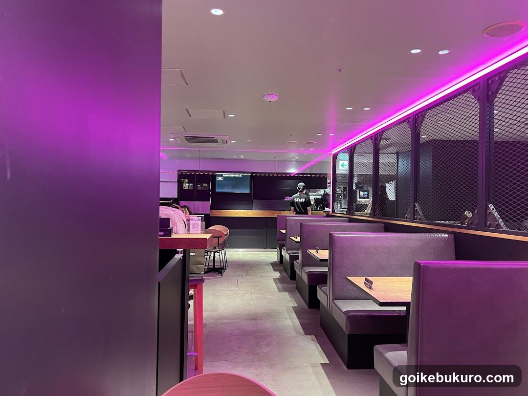 Purple Interior Restaurant