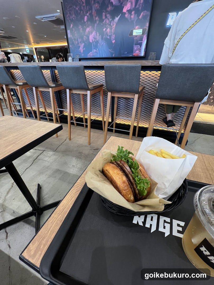 Food and Drink at a Bar Restaurant