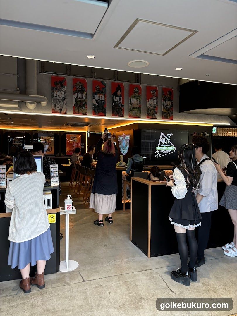 Apex Cafe Interior Scene