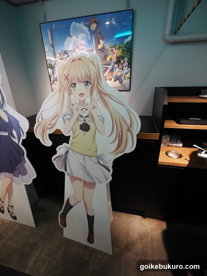 Anime Character Cutout Display