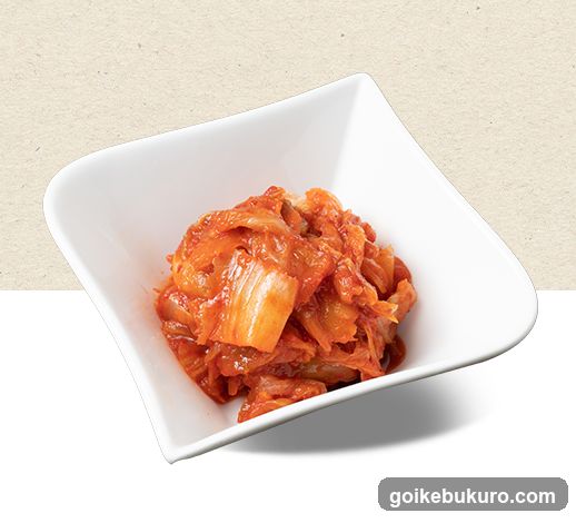 Korean Kimchi in White Bowl