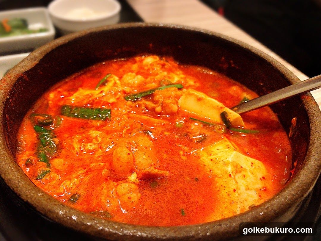 Spicy Korean Stew in Stone Pot