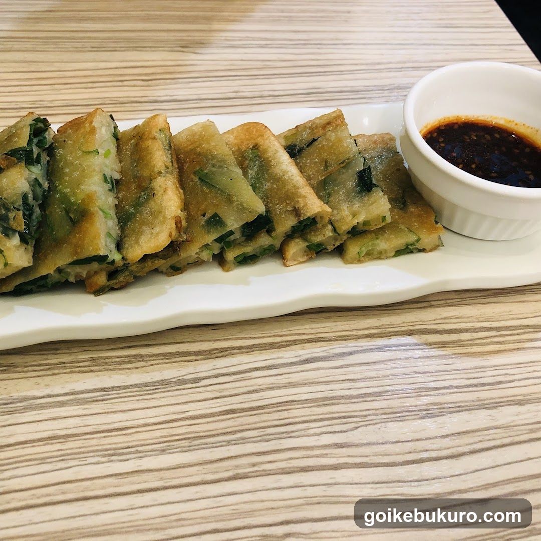 Scallion Pancakes with Sauce